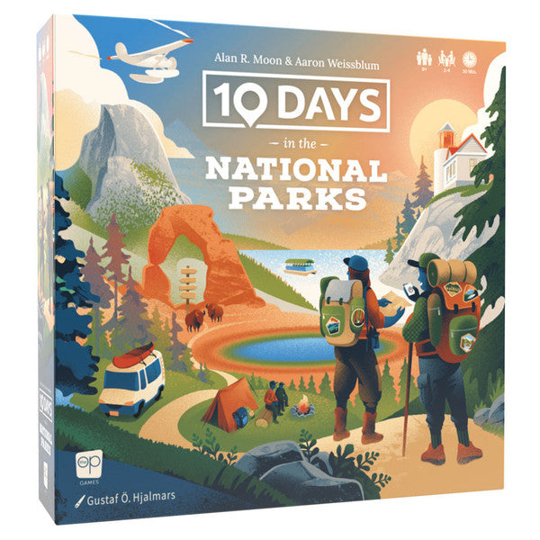 10 Days In The National Parks board game