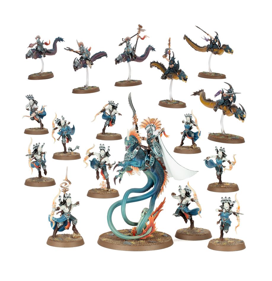 Akhelian Tide Guard figures