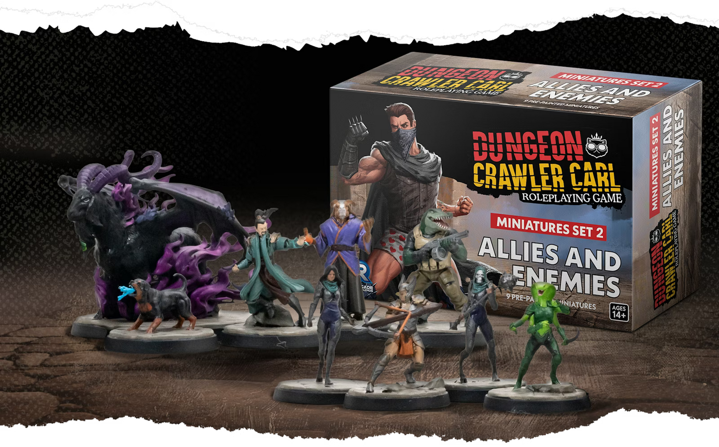 Dungeon Crawler Carl RPG: Miniatures Set 2: Enemies & Allies PREORDER