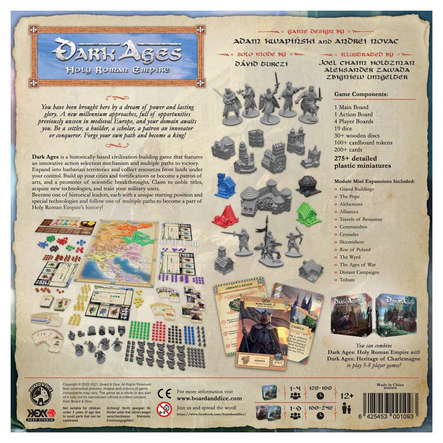 Dark Ages: Holy Roman Empire rear cover
