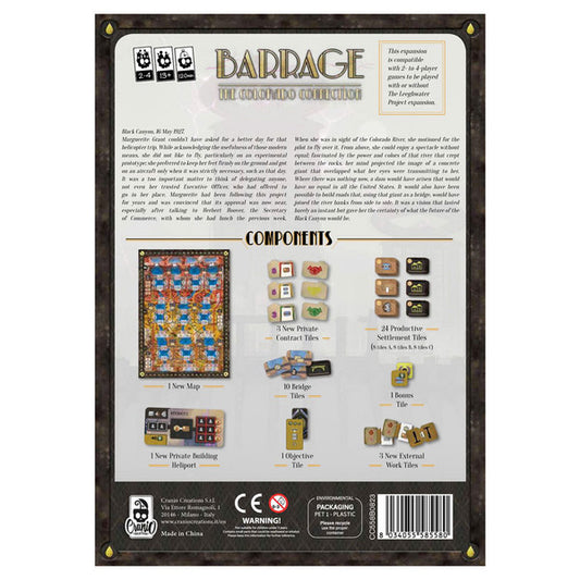 Barrage: The Colorado Connection expansion rear cover