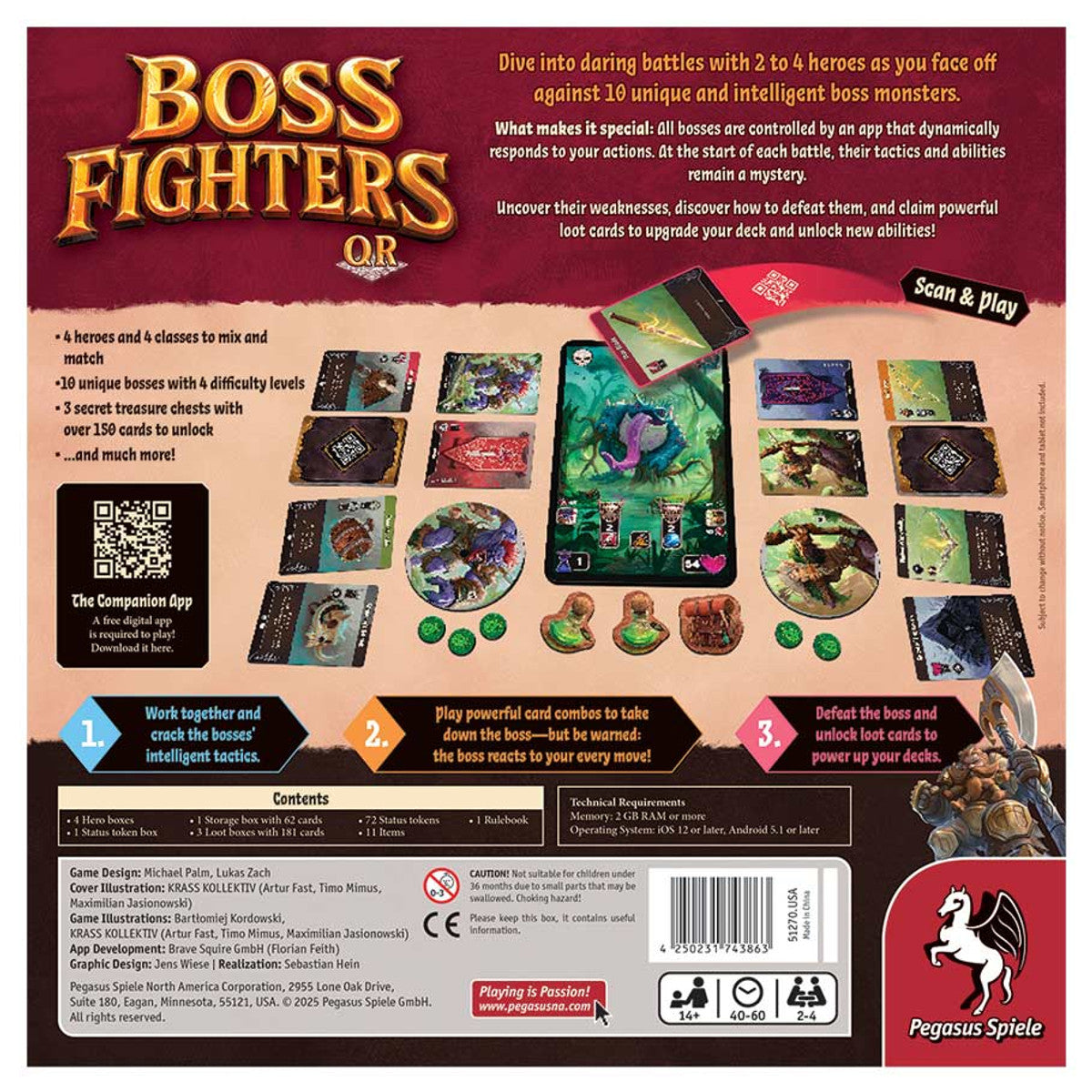 Boss Fighters QR rear cover