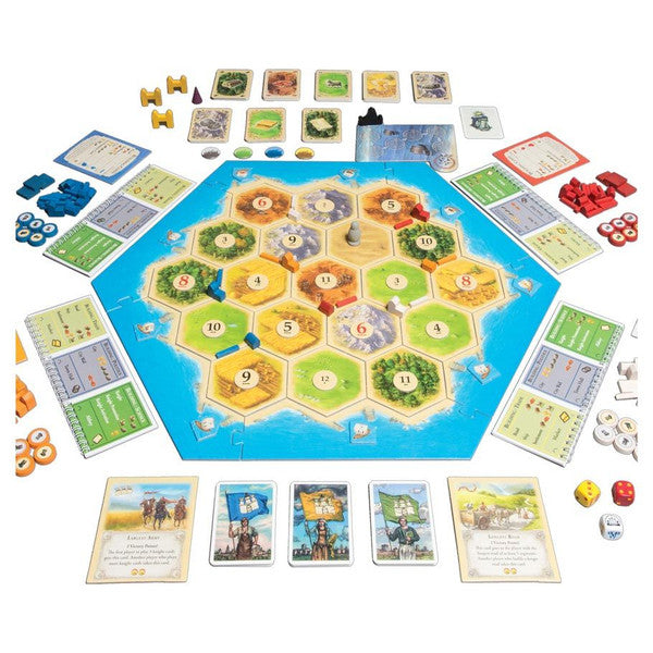 Catan: Cities & Knights components