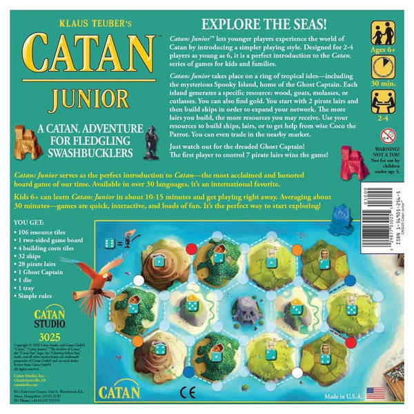 Catan Junior rear cover