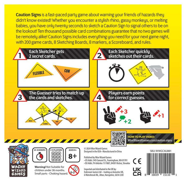 Caution Signs rear cover