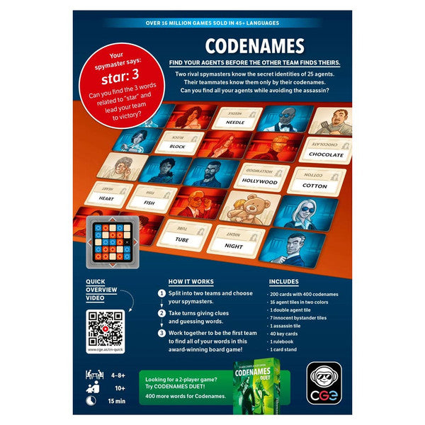 Codenames 2.0 rear cover
