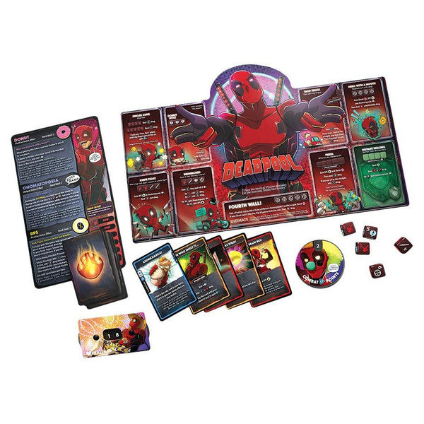 Dice Throne: Marvel: Deadpool components