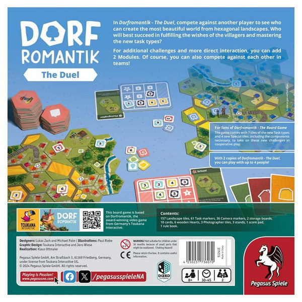 Dorfromantik: The Duel rear cover