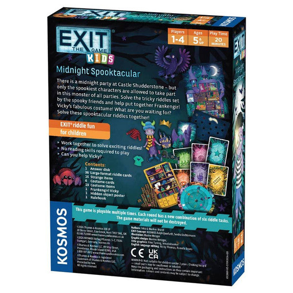 EXIT Kids: Midnight Spooktacular rear cover