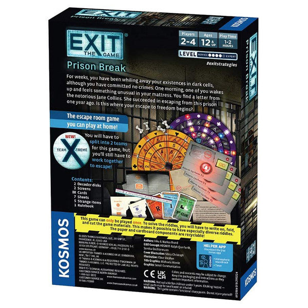 EXIT: Prison Break rear cover
