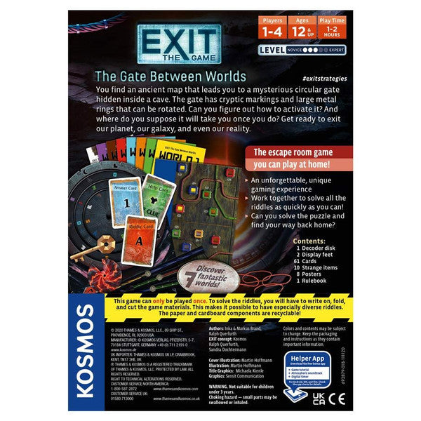 EXIT: The Gate Between Worlds rear cover