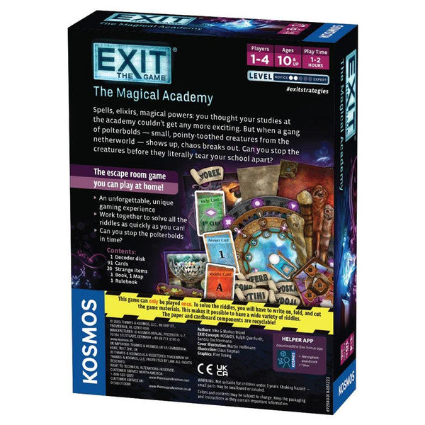 EXIT: The Magical Academy rear cover