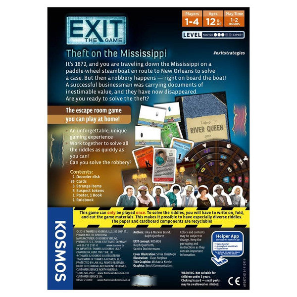 EXIT: Theft on the Mississippi rear cover