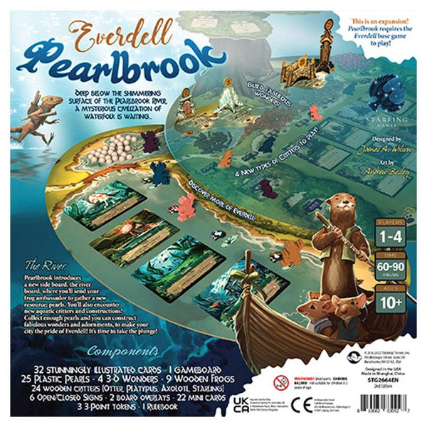 Everdell: Pearlbrook (2nd Edition) rear cover