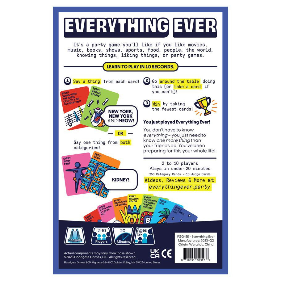 Everything Ever rear cover