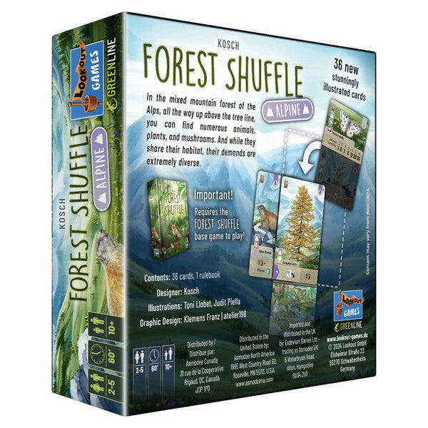 Forest Shuffle: Alpine rear cover
