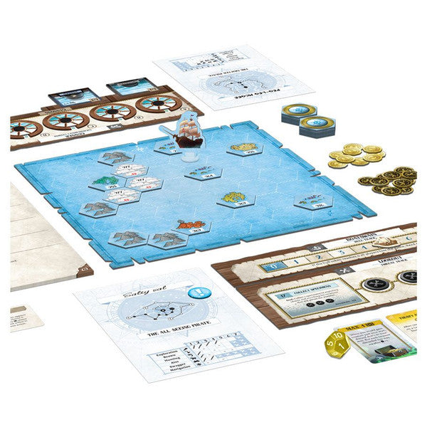 Forgotten Waters: A Crossroads Game components