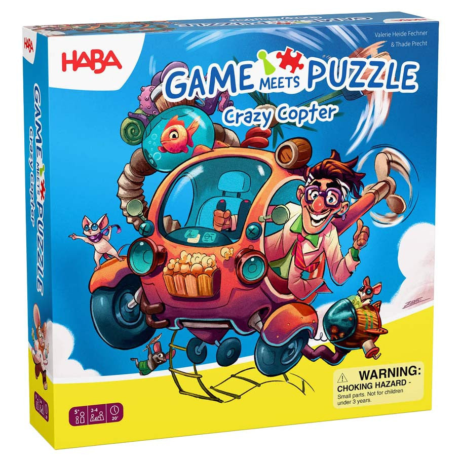 Game Meets Puzzle: Crazy Copter board game