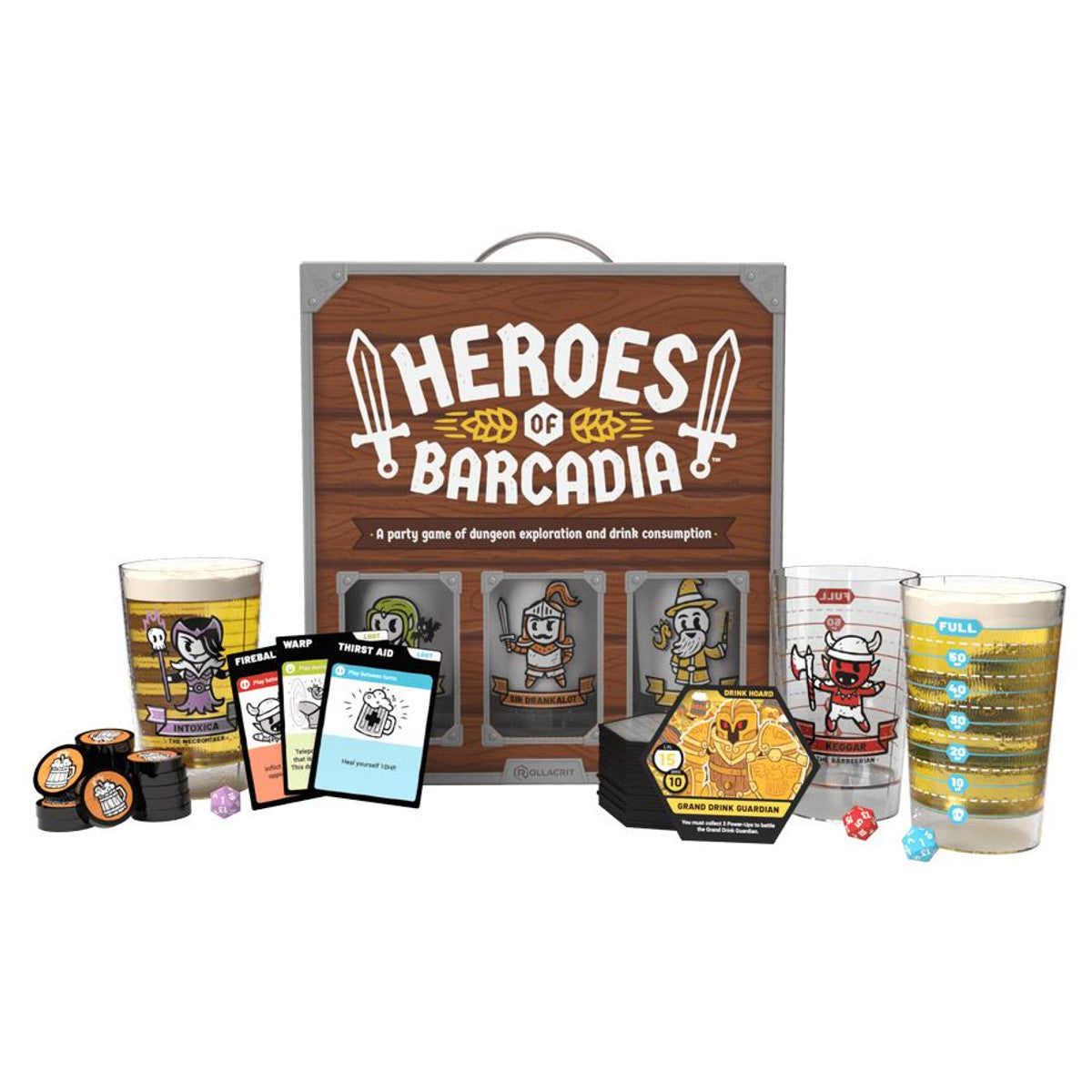 Heroes of Barcadia party game