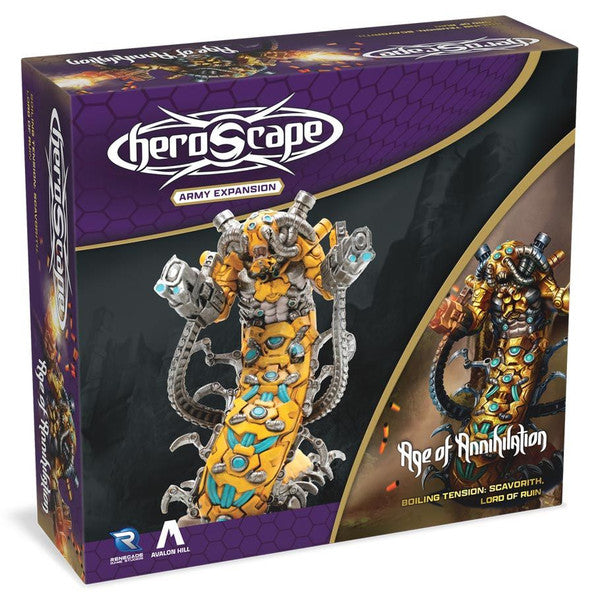 Heroscape: Boiling Tension: Scavorith, Lord of Ruin expansion