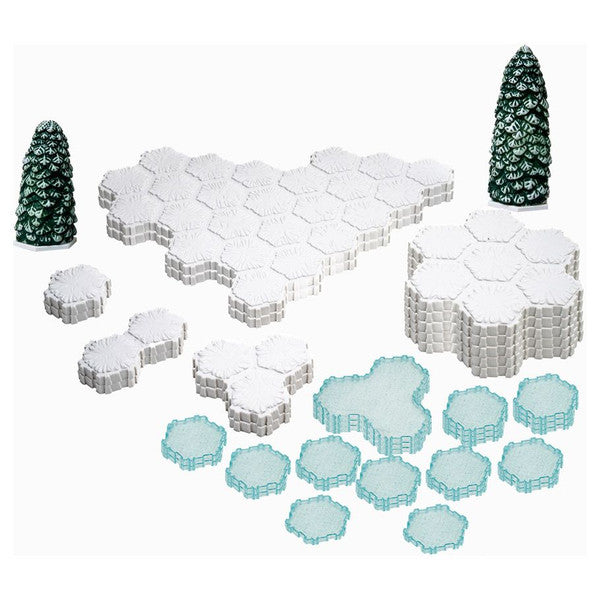 Heroscape: Rising Tide: The Snow Fields of Valhalla components