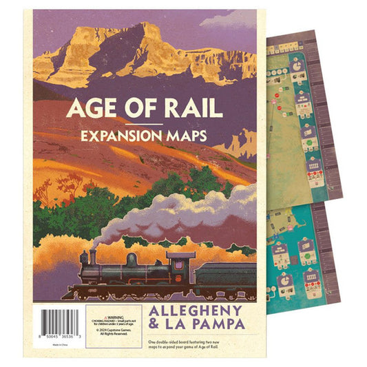 Iron Rail: Age of Rail: South Africa: Allegheny & La Pampa expansion maps