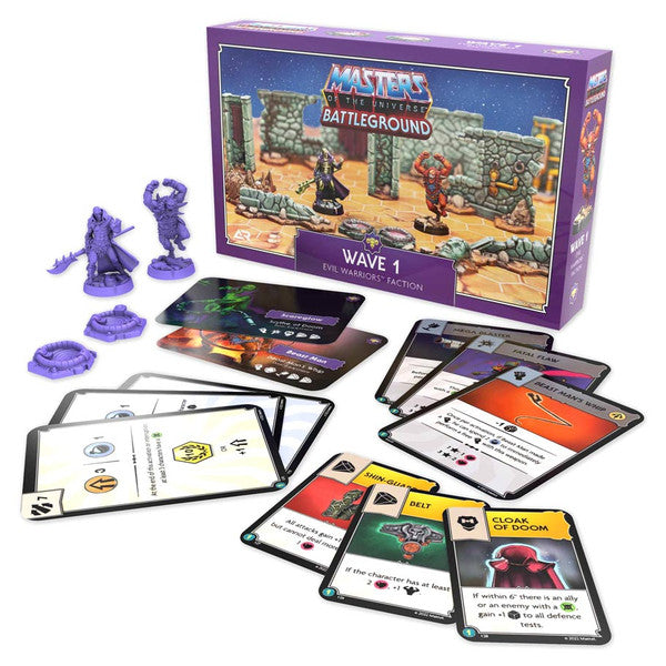 Masters of the Universe: Battleground: Evil Warriors Faction (Wave 1) miniatures