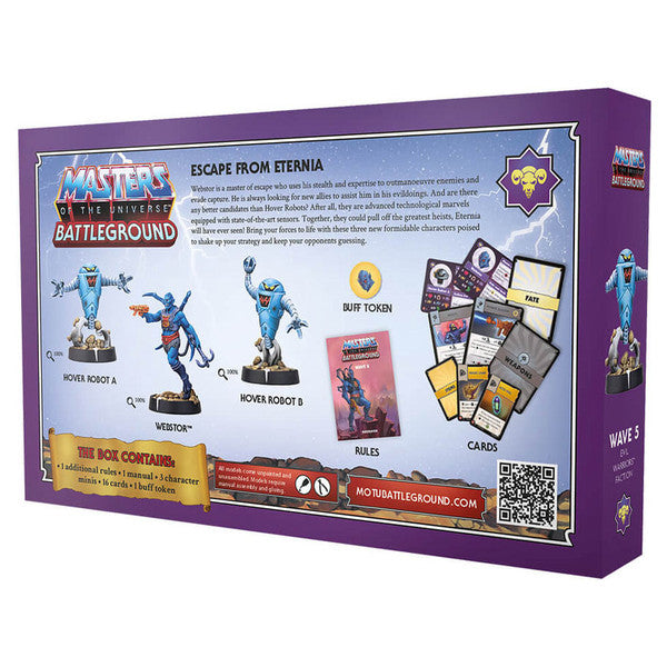 Masters of the Universe: Battleground: Evil Warriors Faction (Wave 5) rear cover