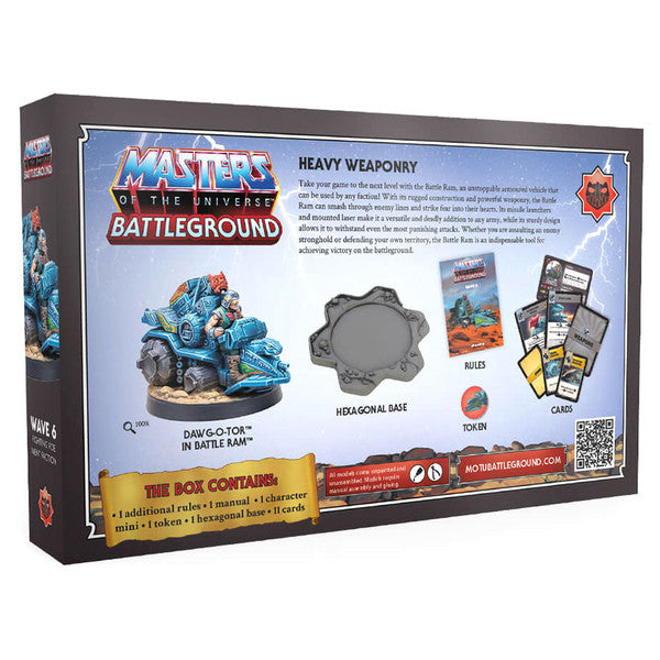 Masters of the Universe: Battleground: Fighting Foe Men Faction (Wave 6) rear cover