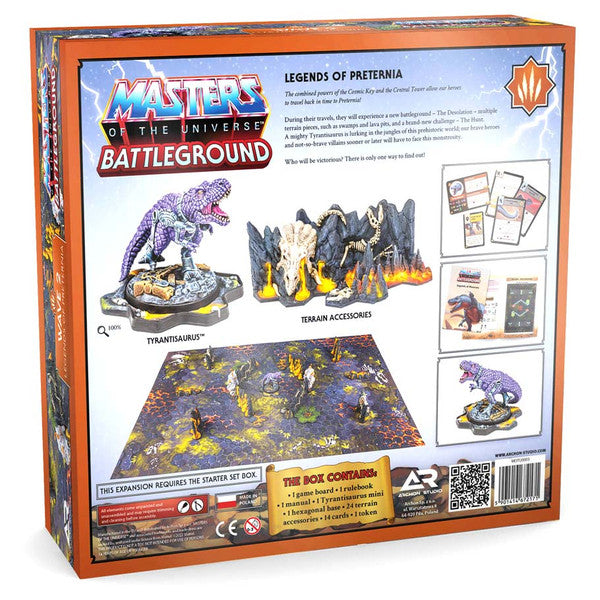 Masters of the Universe: Battleground: Legends of Preternia (Wave 2) rear cover