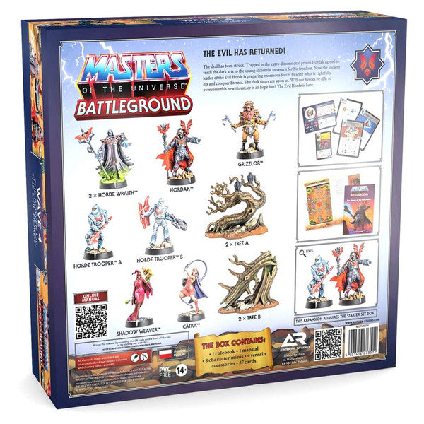 Masters of the Universe: Battleground: The Power of the Evil Horde (Wave 4) rear cover