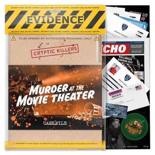 Murder at the Movie Theater party game