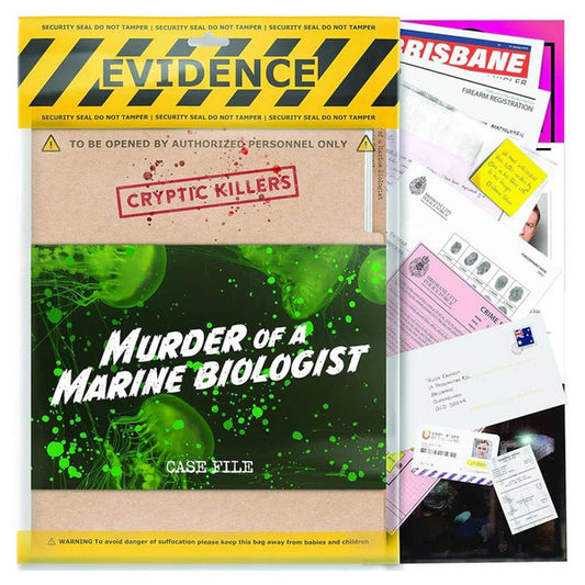 Murder of a Marine Biologist party game