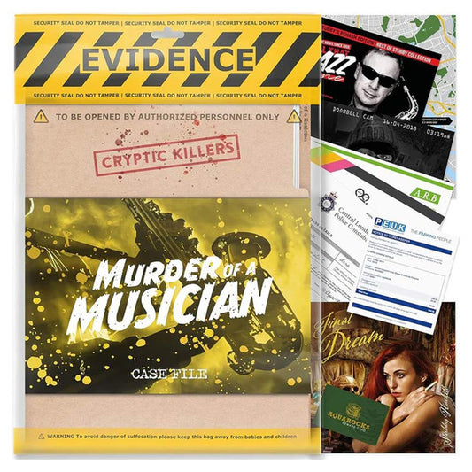 Murder of a Musician party game