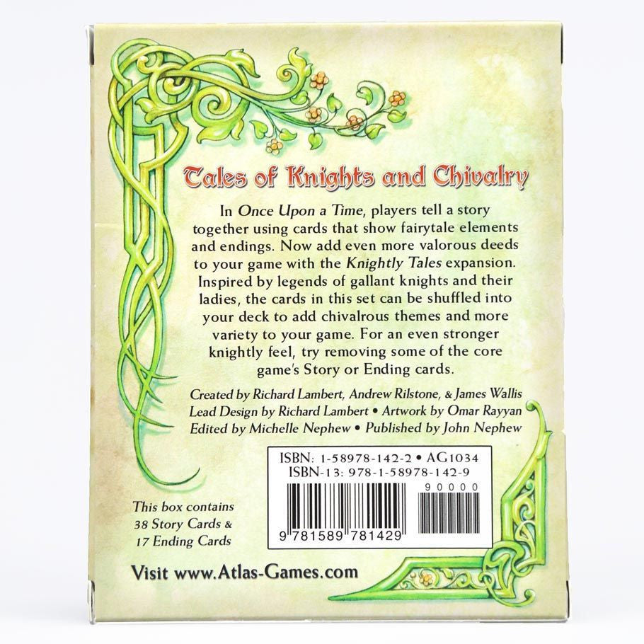 Once Upon a Time: Knightly Tales rear cover