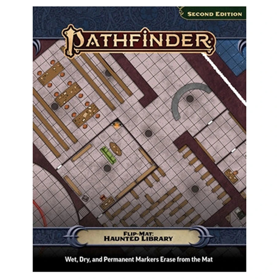 PF2E: Flip-Mat: Haunted Library