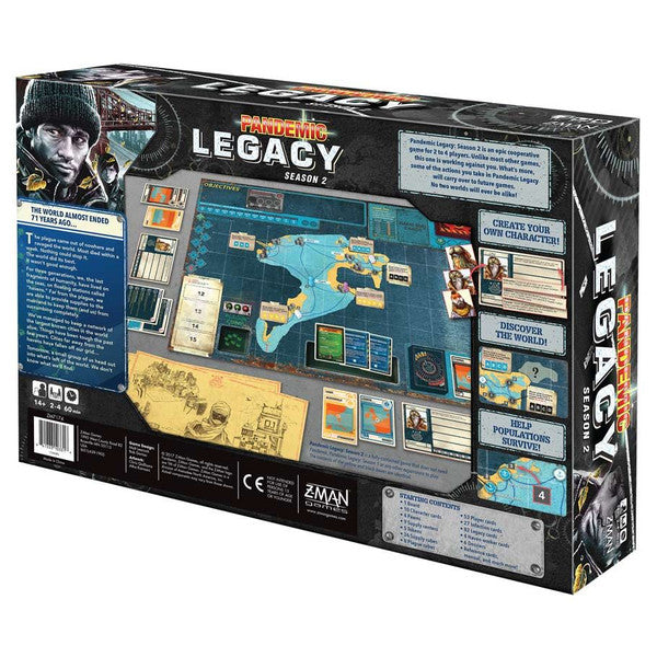 Pandemic: Legacy Season 2 rear cover