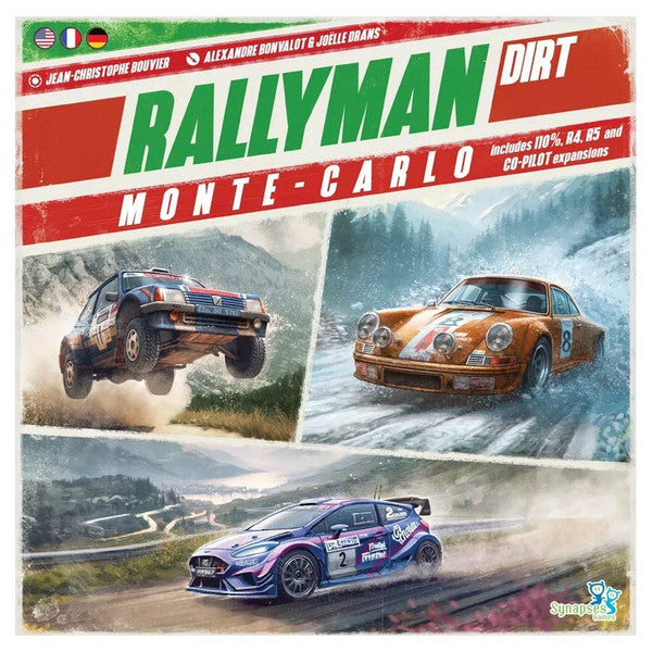 Rallyman: DIRT Monte Carlo board game expansion