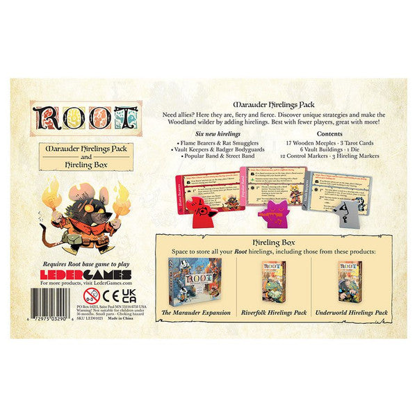 Root: Marauder Hirelings Pack & Hirelings Box rear cover