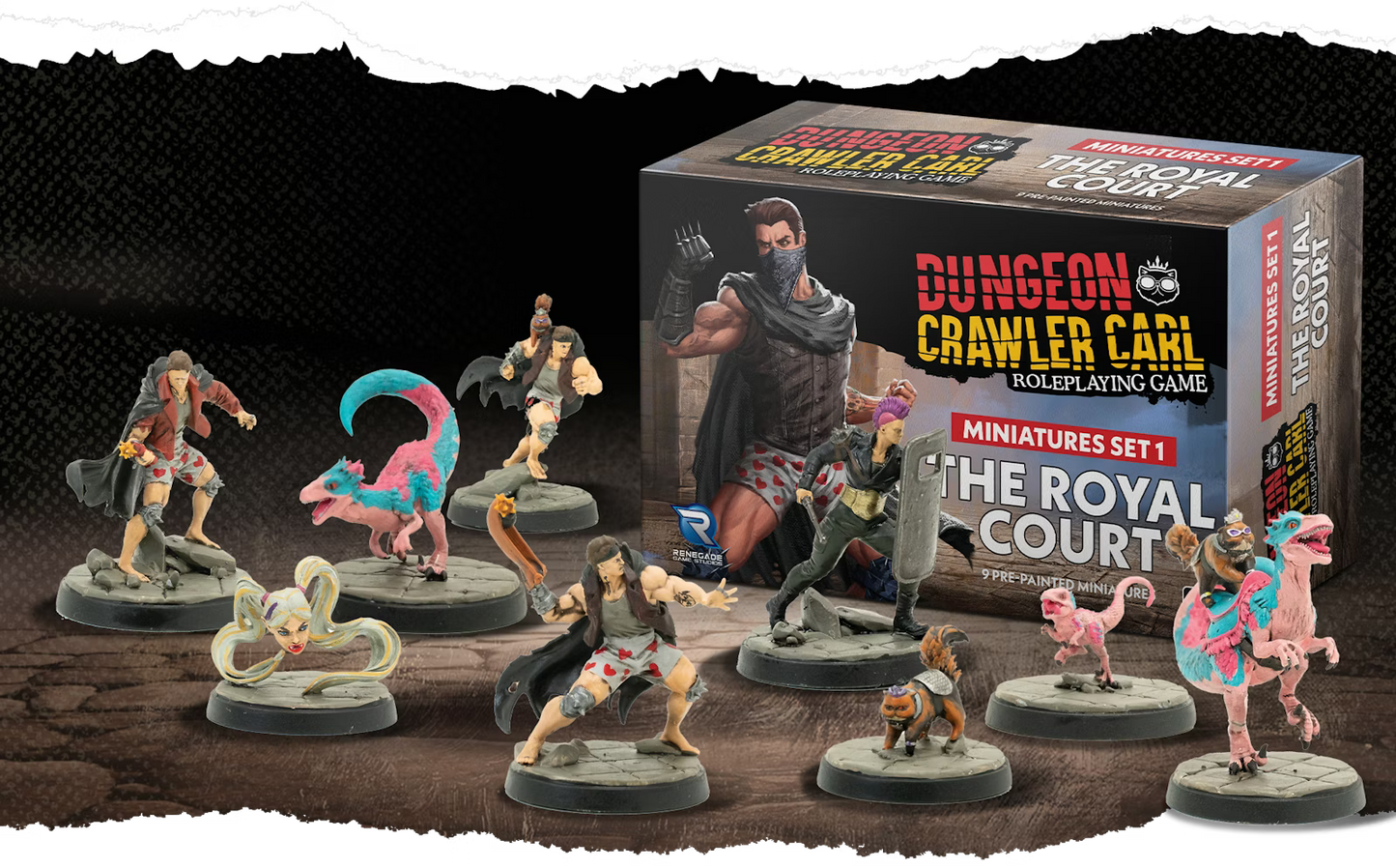 Dungeon Crawler Carl RPG: Miniatures Set 1: Royal Court PREORDER