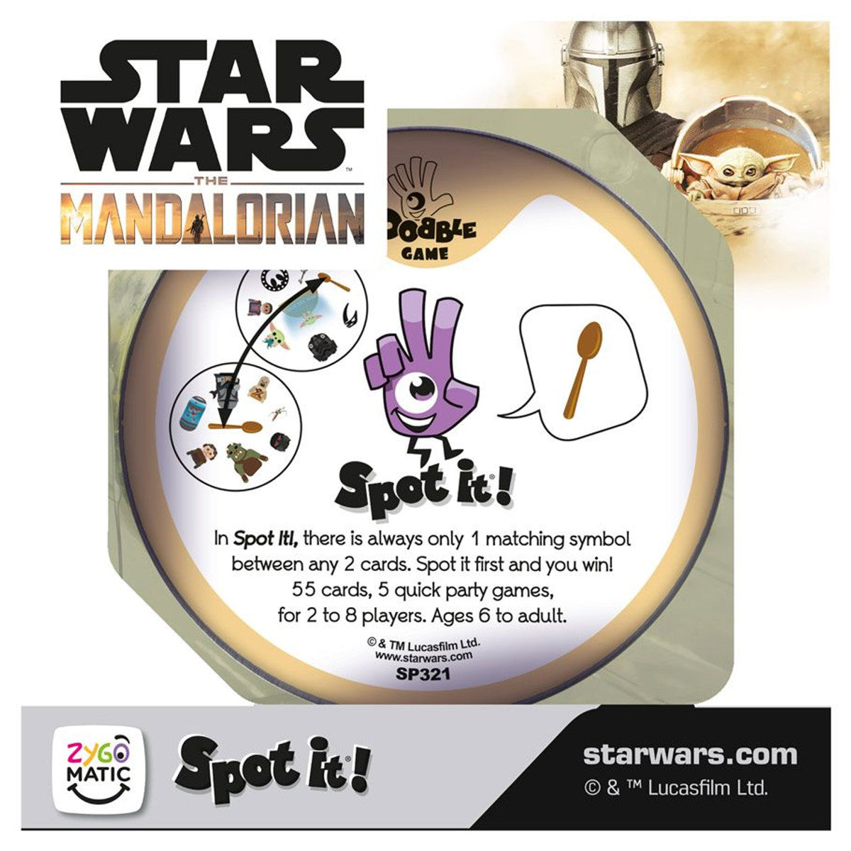 Spot It: Mandalorian rear cover