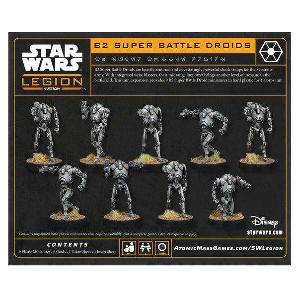 Star Wars Legion: B2 Super Battle Droids rear cover