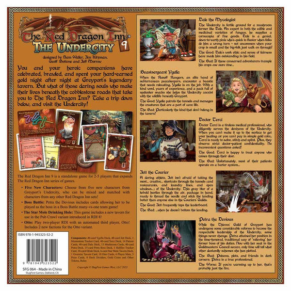 The Red Dragon Inn 9 The Undercity rear cover