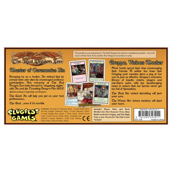 The Red Dragon Inn: Allies: Jin vs Greppa rear cover