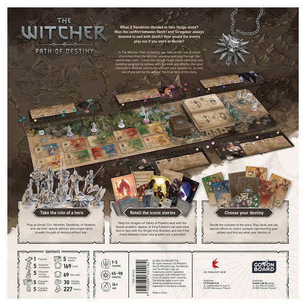 The Witcher: Path of Destiny rear cover