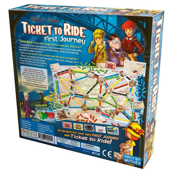 Ticket to Ride: First Journey rear cover