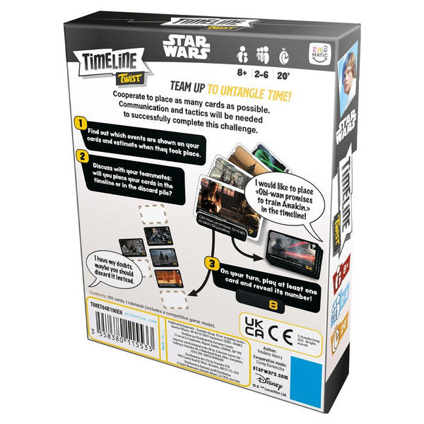 Timeline Twist Star Wars rear cover