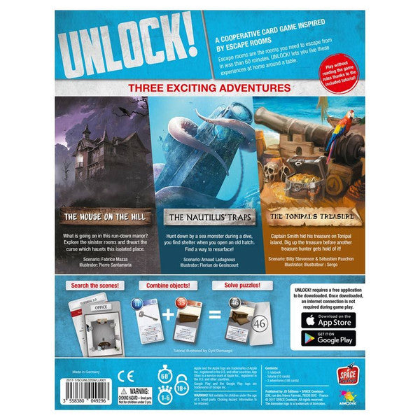 Unlock! Mystery Adventures rear cover