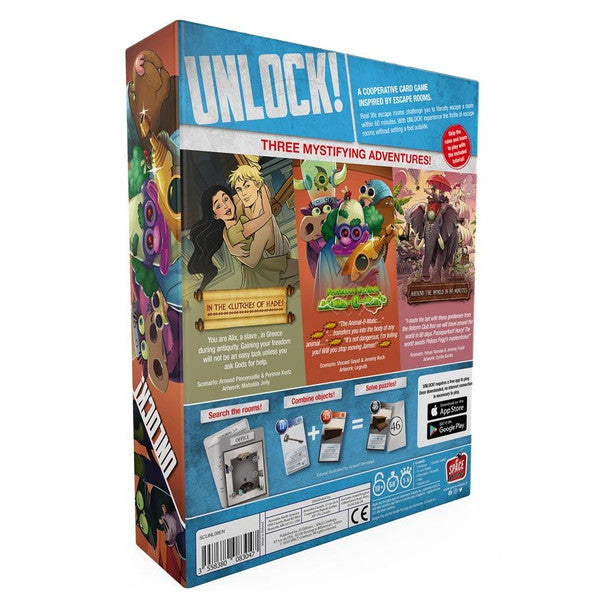 Unlock! Mythic Adventures rear cover
