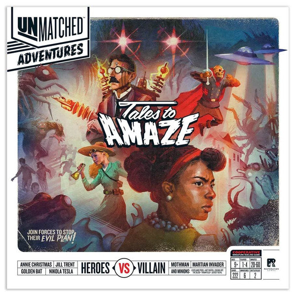 Unmatched Adventures Tales to Amaze board game